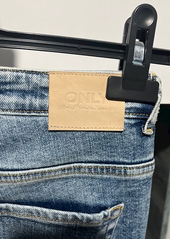 Kadın Mavi Baskılı Denim Jean - Görsel 3