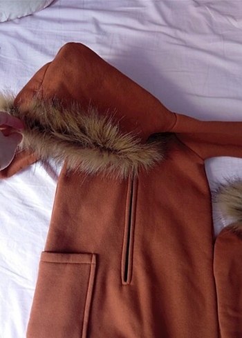 Kahverengi Kürklü Bebek Kayak Tulumu - Görsel 3