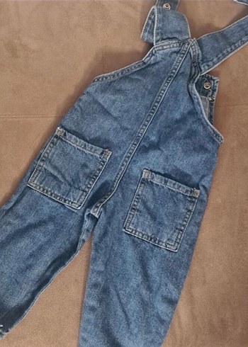 Erkek Çocuk Mavi Kot Salopet - Görsel 2