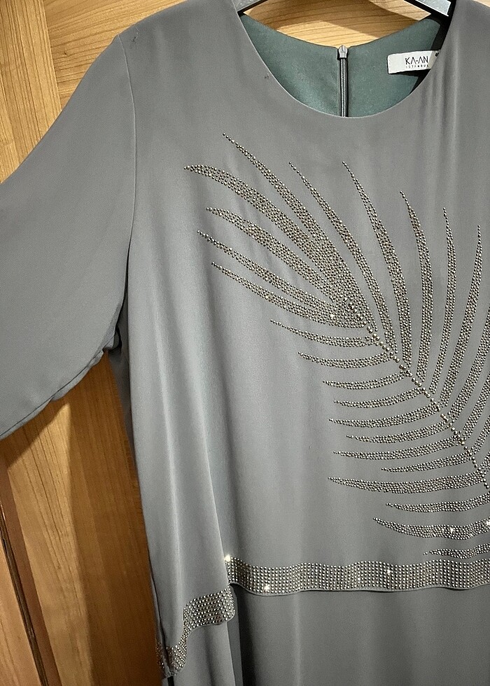 Tesettür abiye elbise - Görsel 3