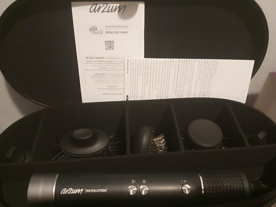 Arzum Revolution Saç Şekillendirici Siyah Dyson muadili - Görsel 2