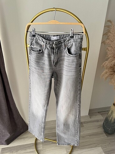 36 Beden gri Renk Zara kot pantolon