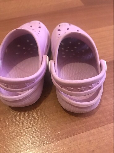 22 Beden mor Renk Bebek crocs terlik