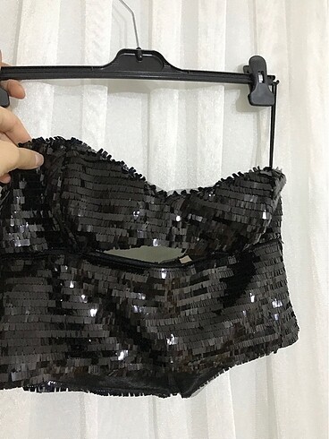s Beden siyah Renk İpekyol etiketli pullu büstiyer