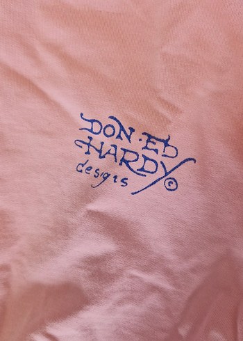 s Beden pembe Renk ed hardy pembe punk yk2 sweat