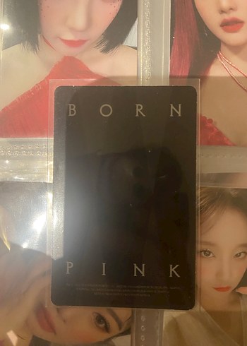 jisoo born pink photocard - Görsel 2