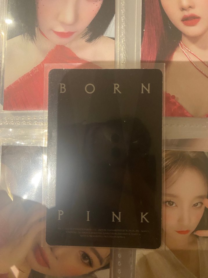 jisoo born pink photocard - Görsel 2