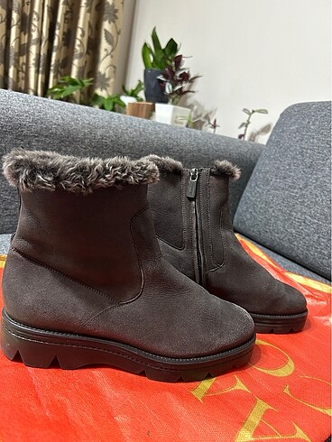 Santoni Kürklü Kadın Bot