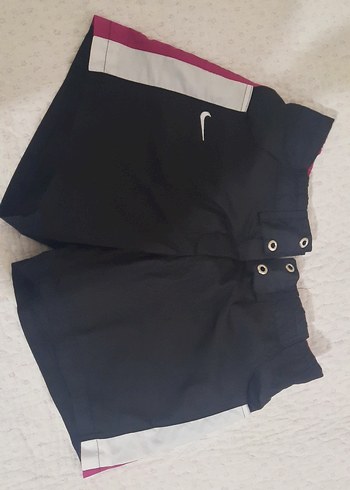 Kadın Siyah Mini Spor Şort