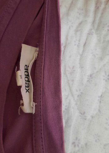 Addax Mor baskılı tshirt