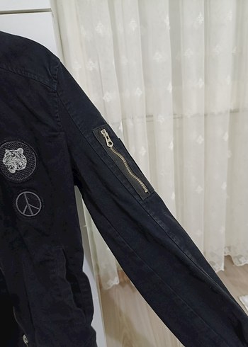 Siyah Fermuarlı erkek Ceket - Görsel 3