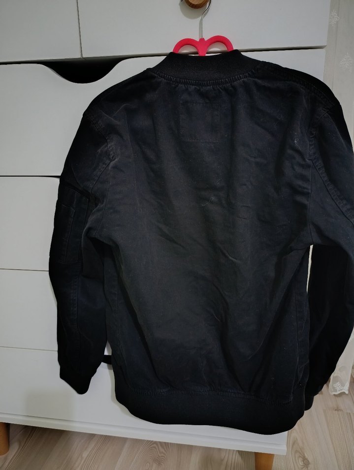 Siyah Fermuarlı erkek Ceket - Görsel 2