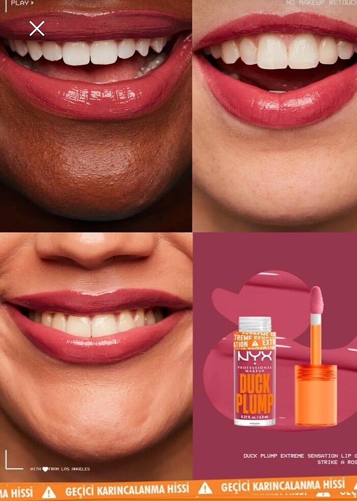 NYX DUCK PLUMP DUDAK DOLGUNLAŞTIRICISI - 09 STRİKE A ROSE - Görsel 3