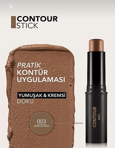 FLORMAR STİK KONTÜR 003 MEDİUM DEEP
