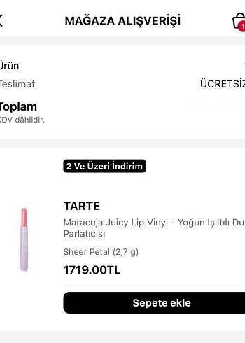 Tarte Maracuja Juicy Lip Vinyl Sheer Petal - Görsel 5