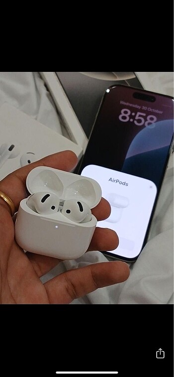Apple AirPods 4. Nesil Slikonsuz Kulaklık