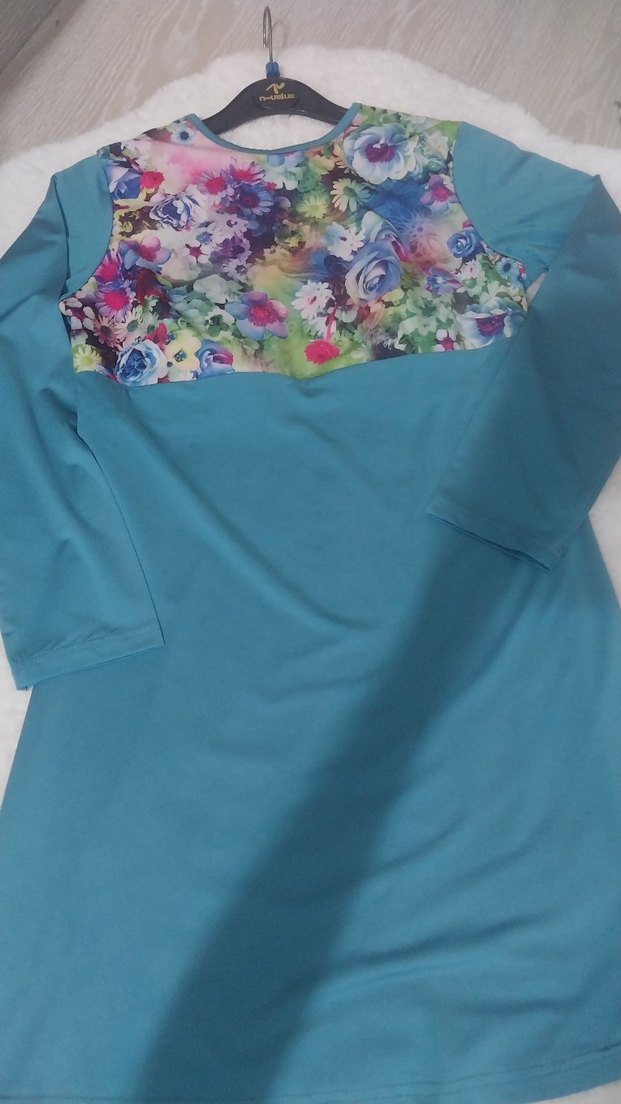 Mavi Tesettür Mayo-Haşema - Görsel 3