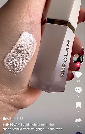 Sephora Sheglam vanilla frost aydınlatıcı Satıldı! Almayın