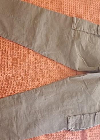 H&M camel renhi Kemerli Rahat Kesim Kadın Pantolon