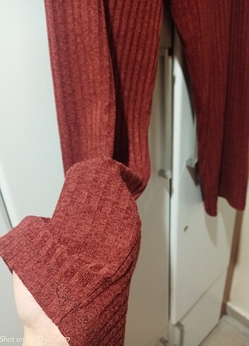 l Beden Çizgili baharlık pijama