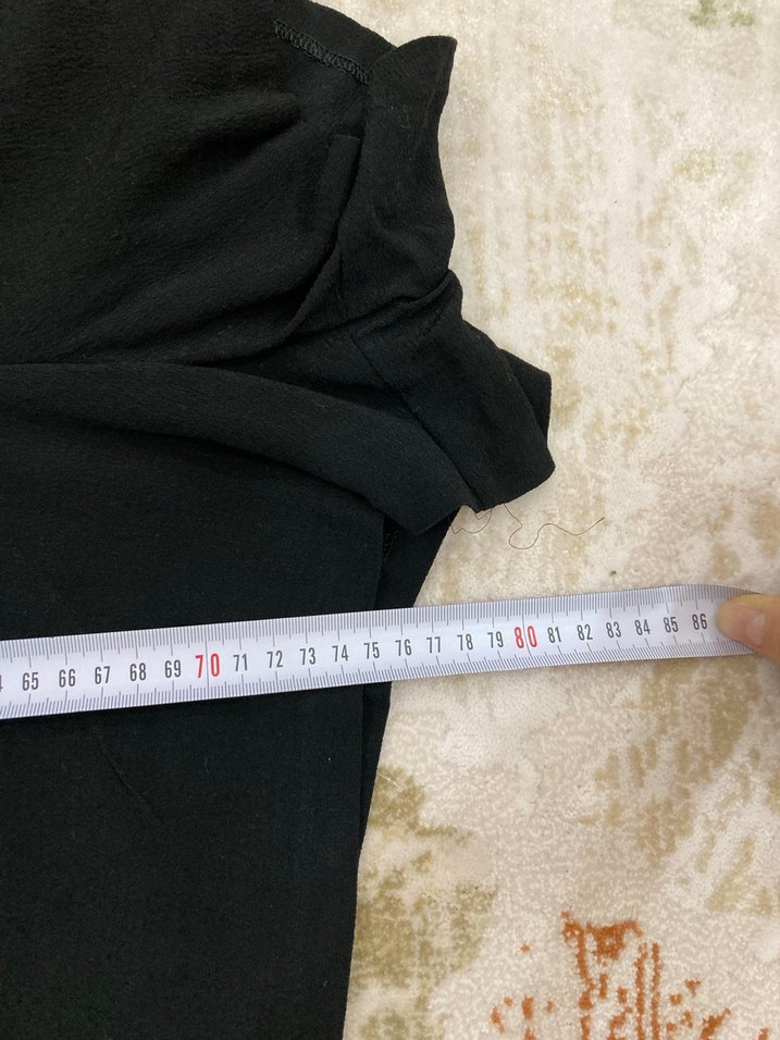 Uzun Kollu Siyah Kadın Tulum - Görsel 4