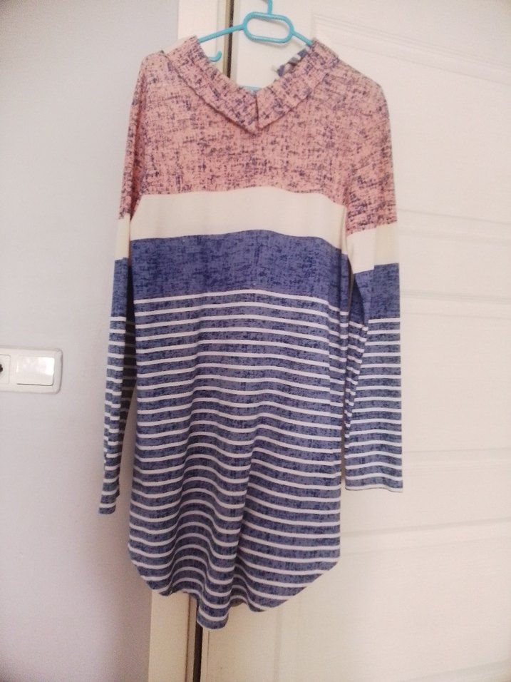 Kadın Kahverengi Uzun Fermuarlı Kabanu - Görsel 2