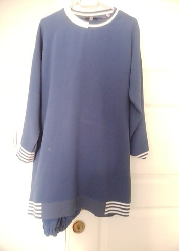 ikinci el xl beden iki numara beden mavi tunik - Görsel 2