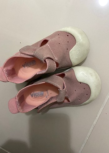 Kız Bebek İlk Adım Ayakkabısı Pembe Cırtlı - Görsel 6