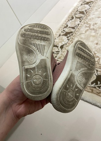 Kız Bebek İlk Adım Ayakkabısı Pembe Cırtlı - Görsel 4