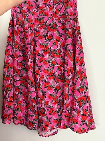 42 Beden Koton etek, yazlık etek, pembe etek