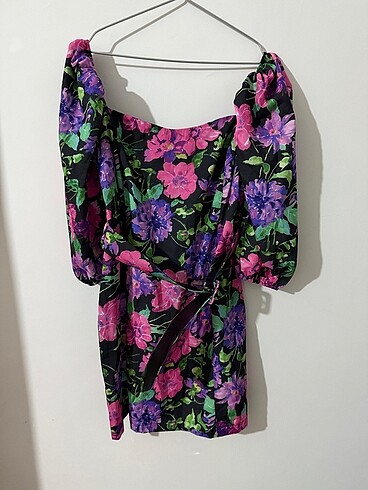 xl Beden Çiçekli elbise, night dress, elbise