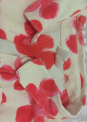 Dantel Detaylı Kırmızı kız çocuk blüz - Görsel 5