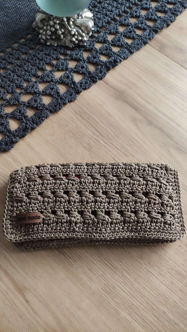 Bohem Örgü Kadın Portföy Çanta - Görsel 4