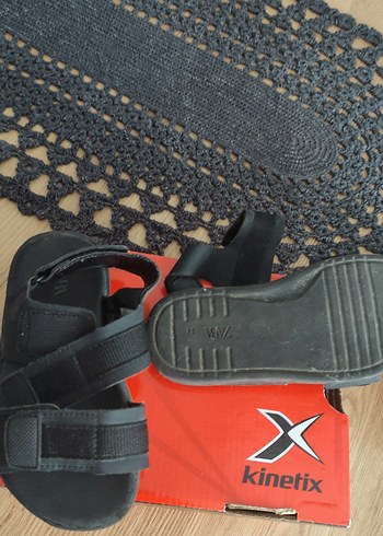 Siyah kız Spor Sandalet Velcro Bantlı 24 numara - Görsel 2