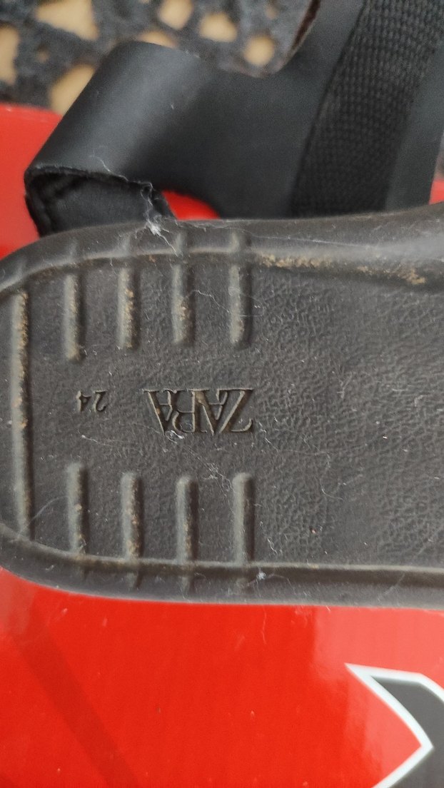 Siyah kız Spor Sandalet Velcro Bantlı 24 numara - Görsel 3