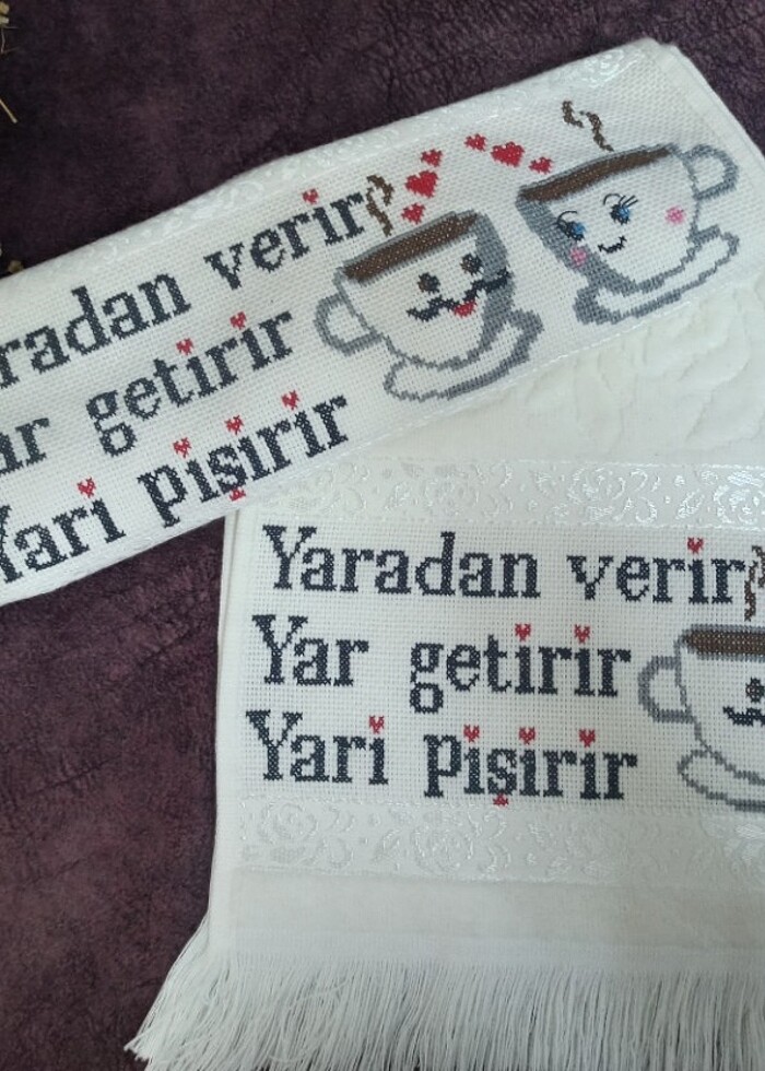 Çeyizlik etamin havlu - Görsel 2