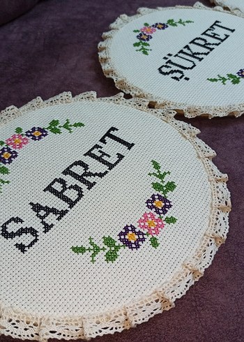 Bohem Çiçekli Nakışlı El Yapımı Duvar Süsü - Görsel 4