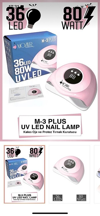 Mozıur kalıcı oje ve protez tırnak kurutucu