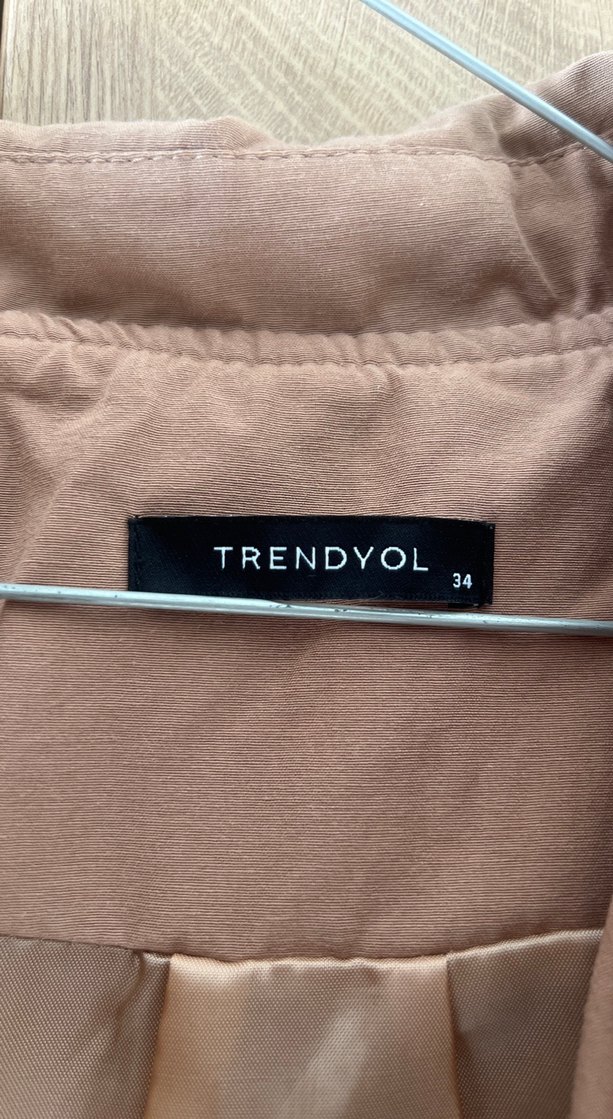 Bej Midi Kadın Trençkot - Görsel 2