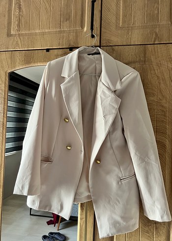 Bej Kadın Blazer Ceket - Görsel 2