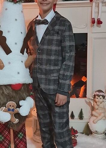 BG Store BG store nebbati erkek çocuk pantolon ceket takım