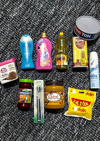 Minyatür market ürünleri