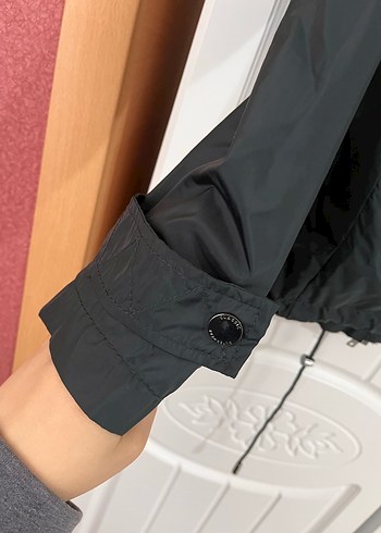 Haki yeşil Midi Boy kadın yağmurluk Fermuarlı - Görsel 5