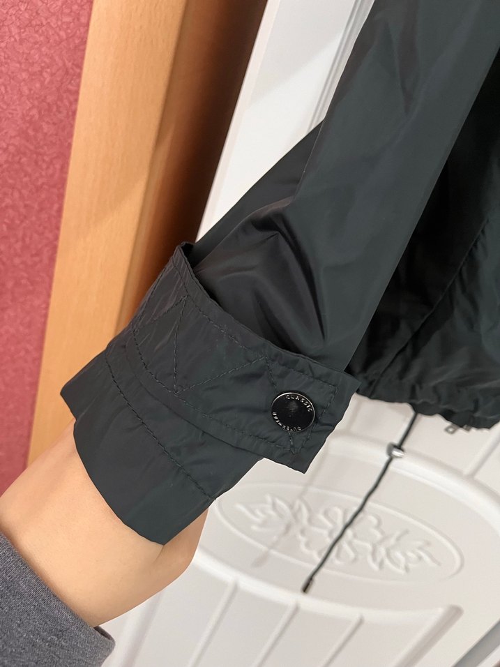 Haki yeşil Midi Boy kadın yağmurluk Fermuarlı - Görsel 5