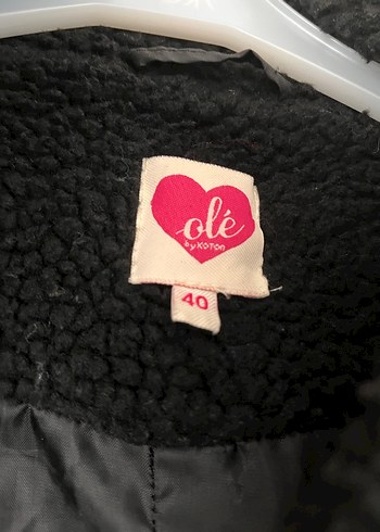 Siyah Fermuarlı Peluş Kadın Midi Ceket - Görsel 2