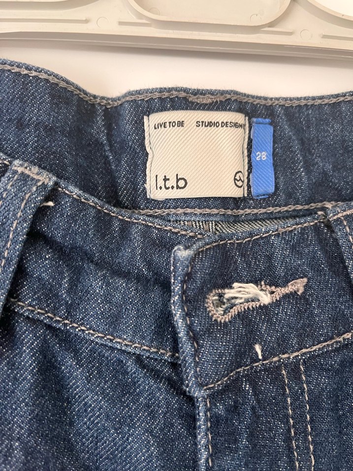 Kadın Lacivert Normal Boy Denim Jean - Görsel 2