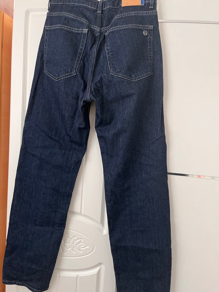Kadın Lacivert Normal Boy Denim Jean - Görsel 3