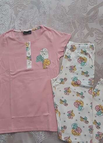 Yüzde Yüz Pamuklu Pijama Takımı 
