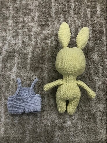 Beden Renk Amigurumi oyuncak tavşan