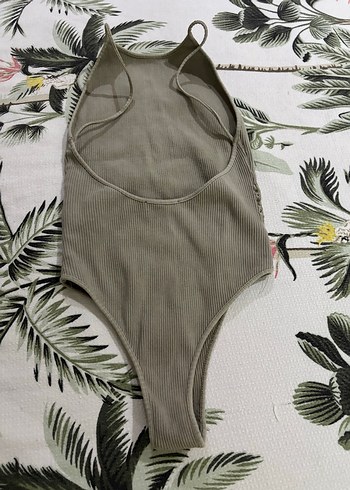 Bej İnce Askılı Kadın sırtı açık body - Görsel 4